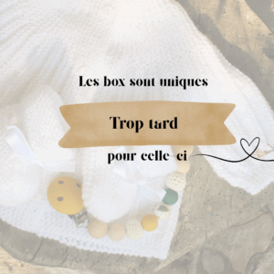 cadeau de naissance fait main