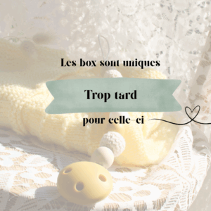 cadeau de naissance fait main