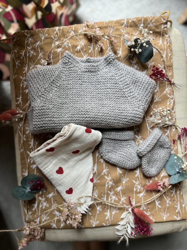 cadeau bébé layette naissance nourrisson idée cadeau box fait main
